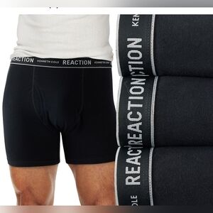 Kenneth Cole Reaction Black Boxer Briefs Performance Fit